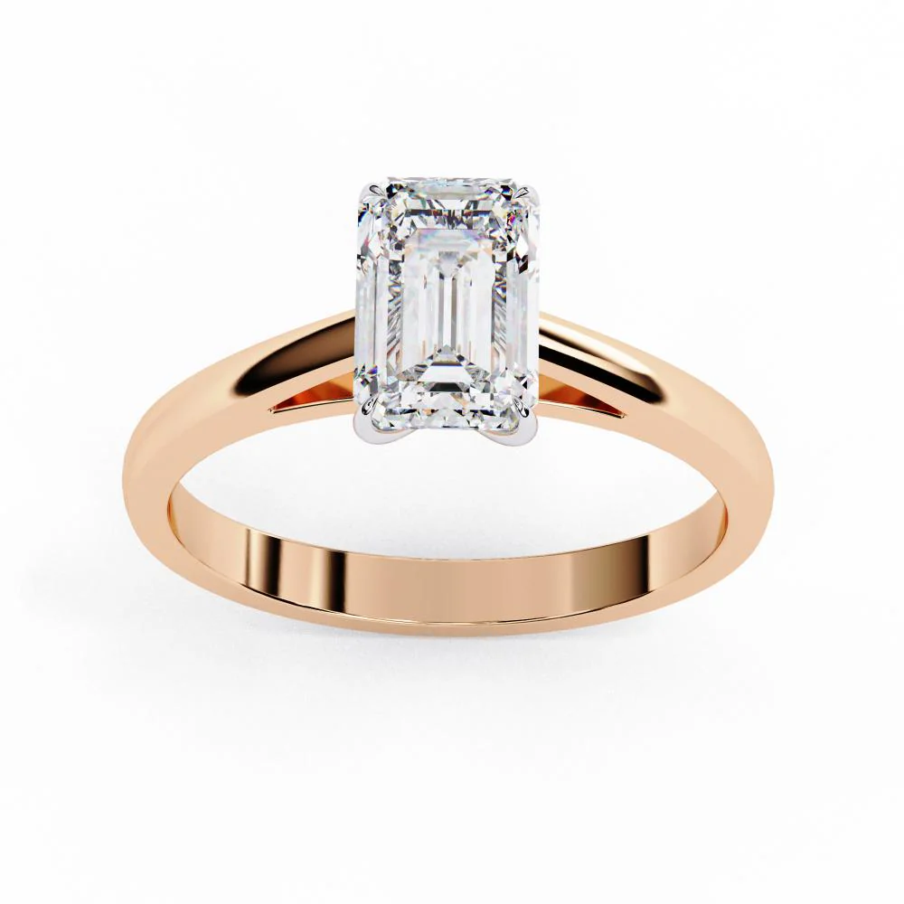 1.8 Carat Emerald Cut Diamond Ring - Image 6