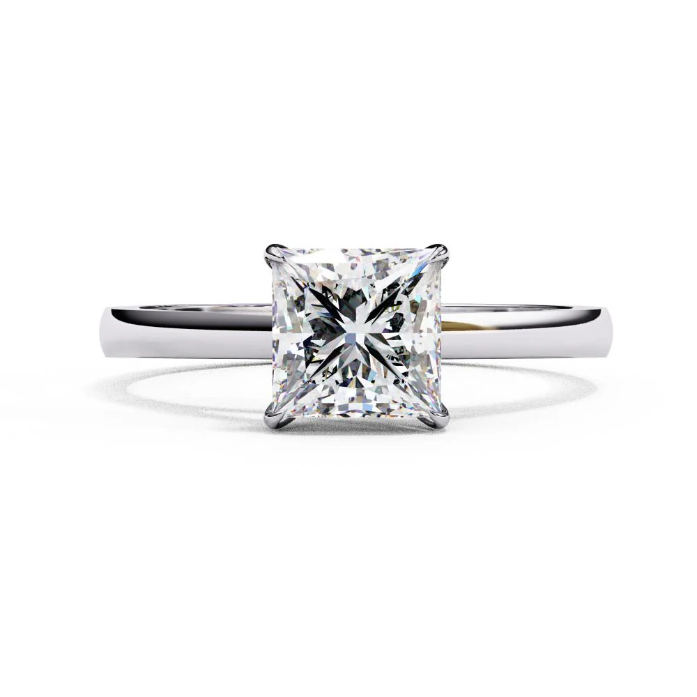 2ct Princess Cut Diamond Ring - Image 3