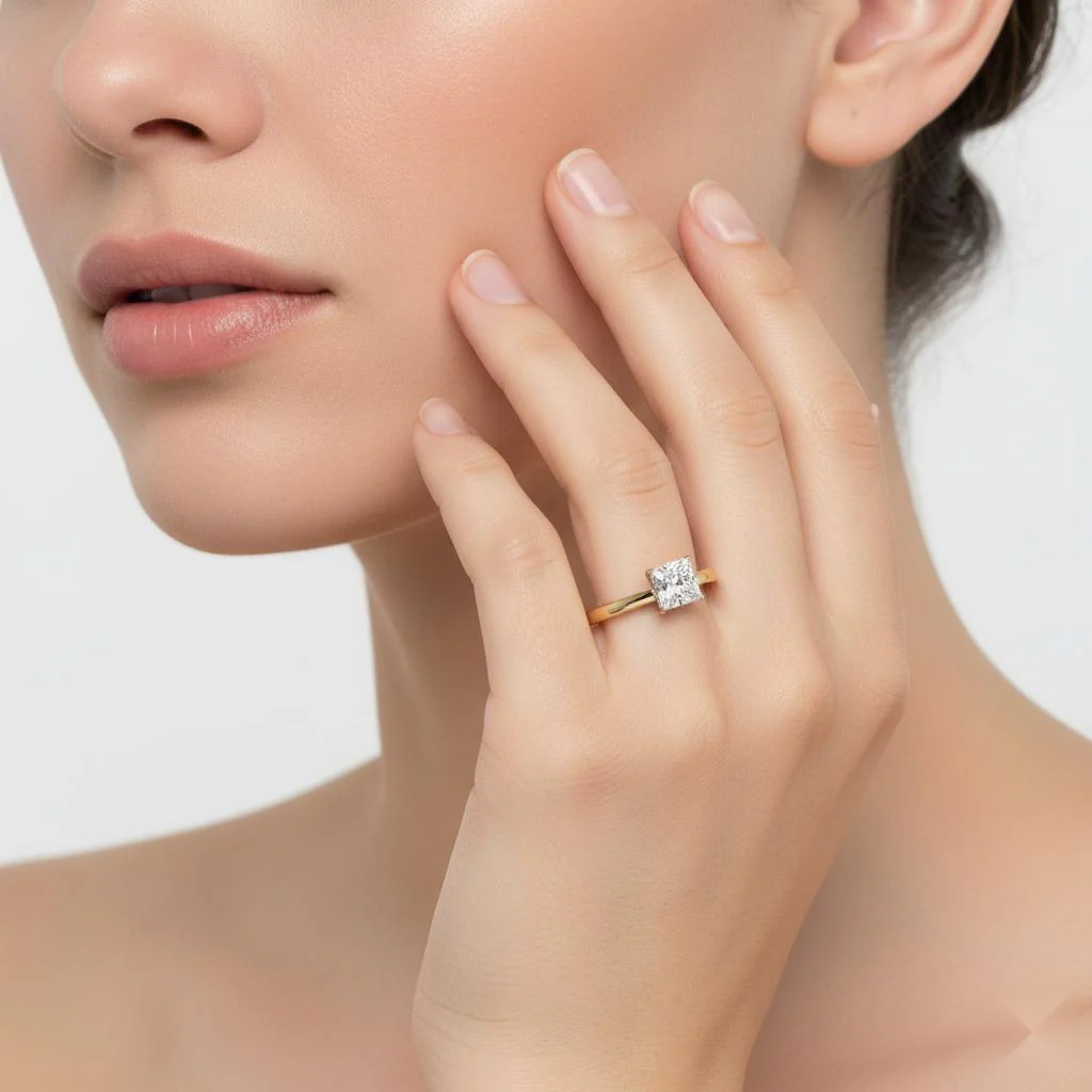 2ct Princess Cut Diamond Ring - Image 4