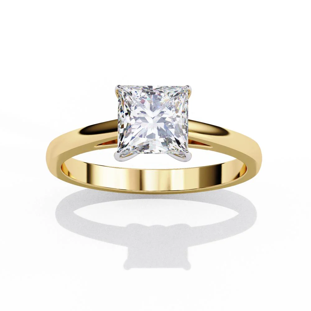 2ct Princess Cut Diamond Ring - Image 5