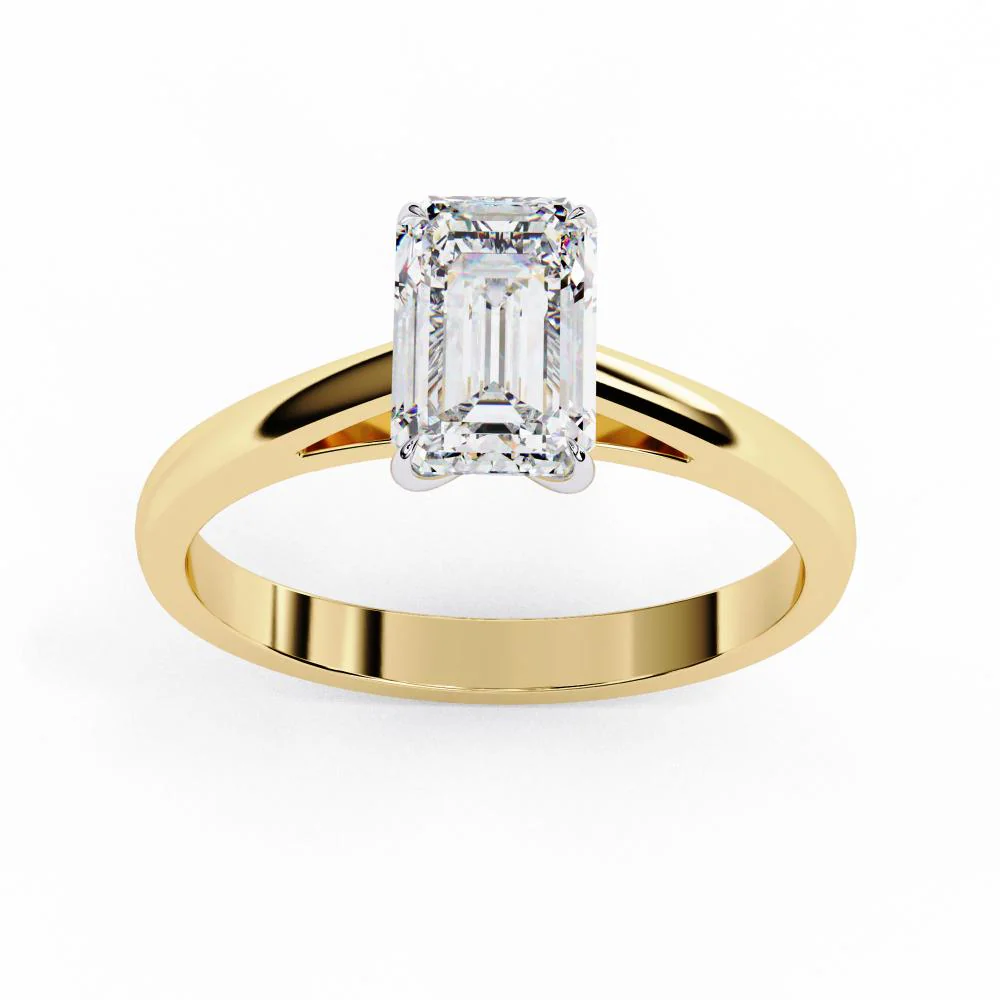 5 Carat Emerald Cut Diamond Ring - Image 5