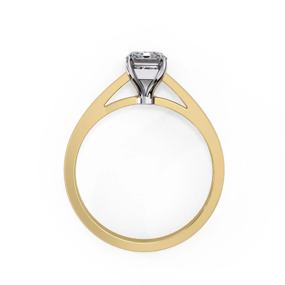 5 Carat Emerald Cut Diamond Ring - Image 7