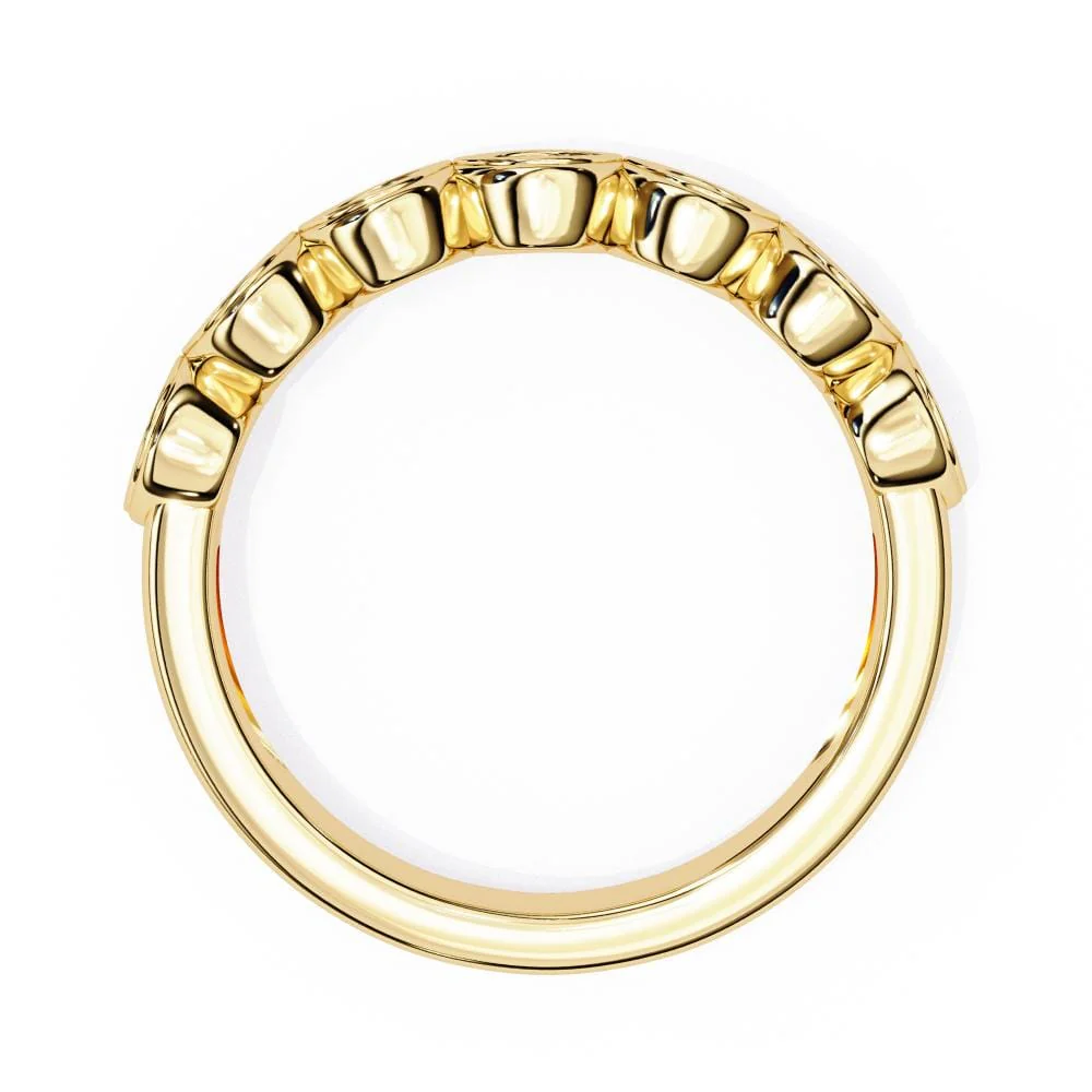 Antique Style Wedding Band - Image 7
