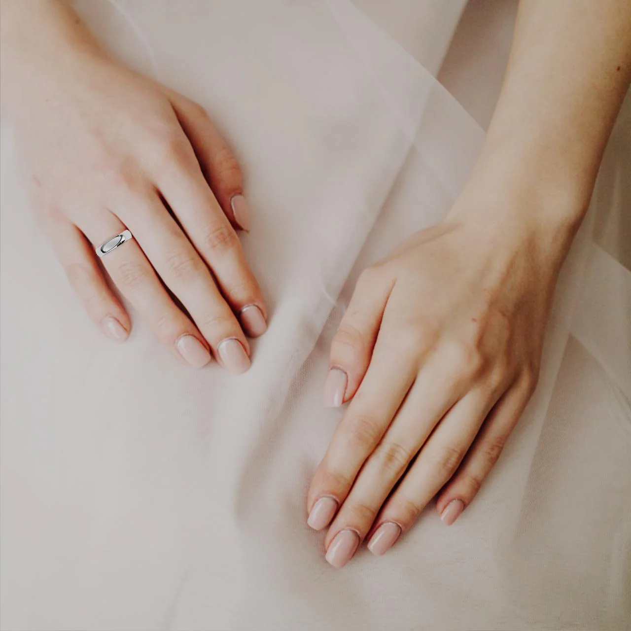 Polished Comfort Fit Wedding Band - Image 4