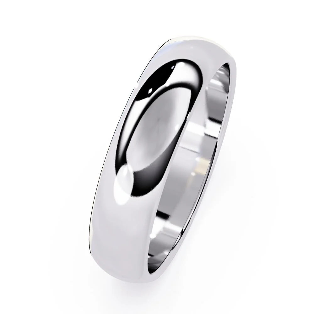 Polished Comfort Fit Wedding Band - Image 8