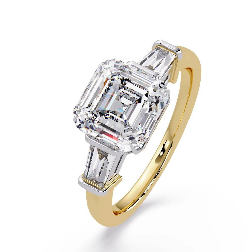 Carre Cut Diamond Ring - Image 5