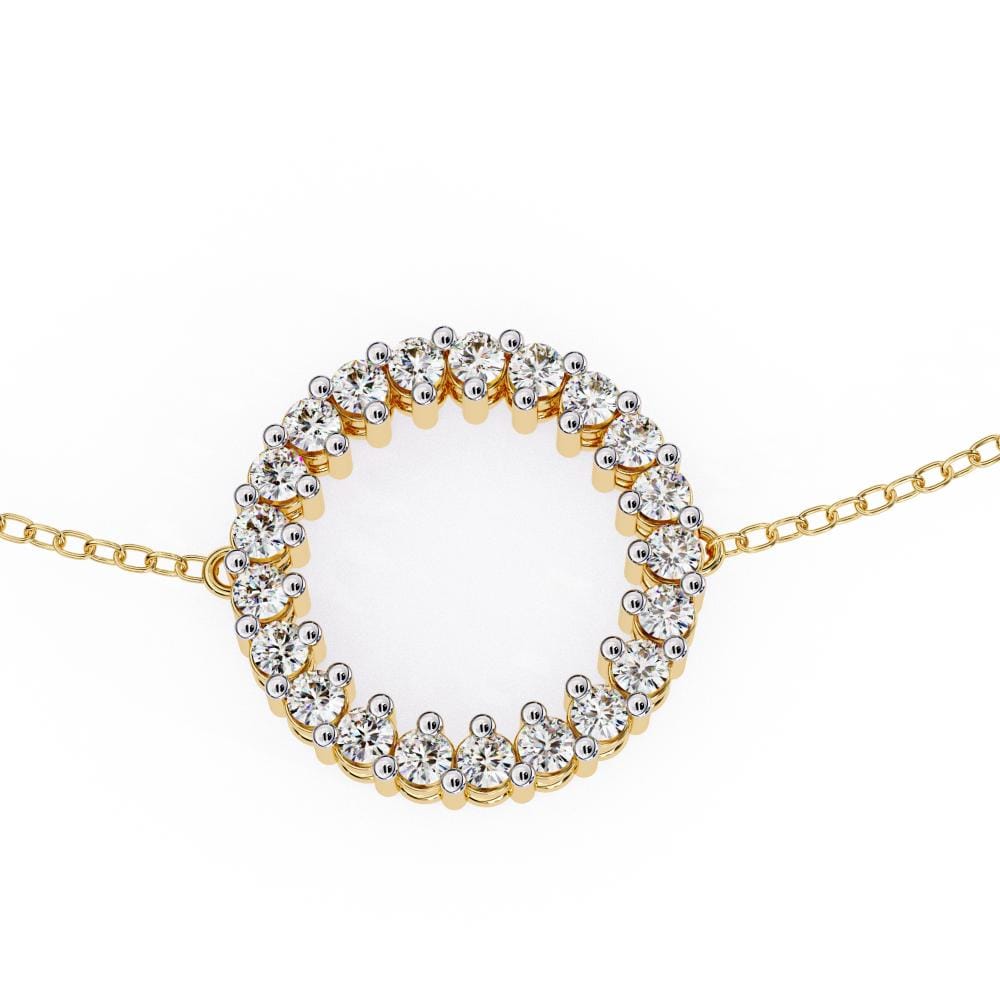 Circle Diamond Bracelet - Image 6
