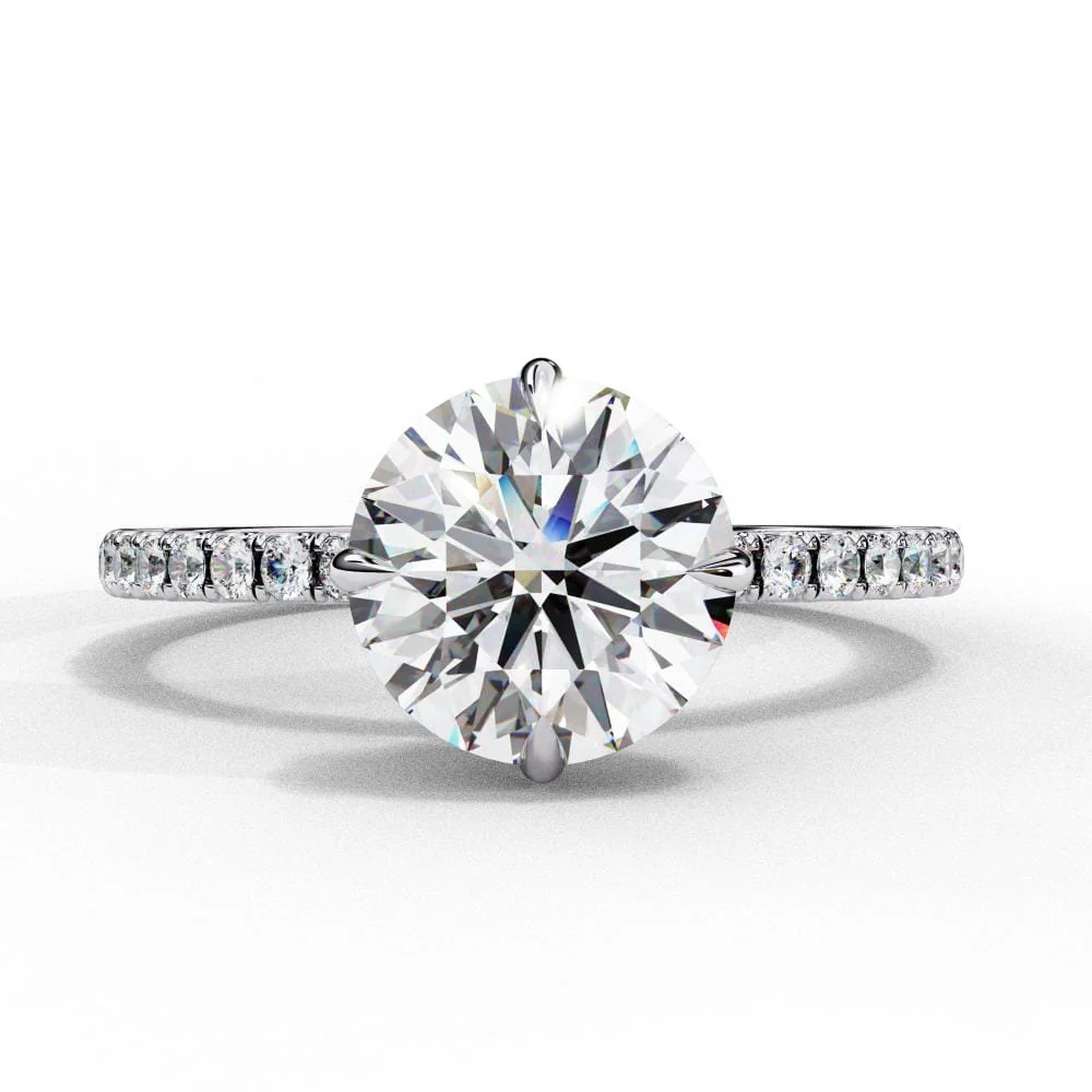 Fire Over Ice Engagement Ring - Image 3