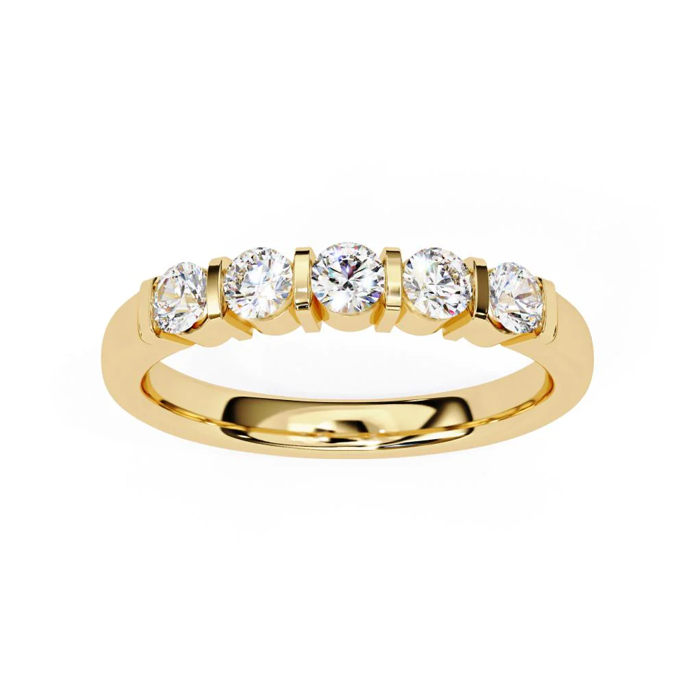 Gypsy Set Wedding Band - Image 5