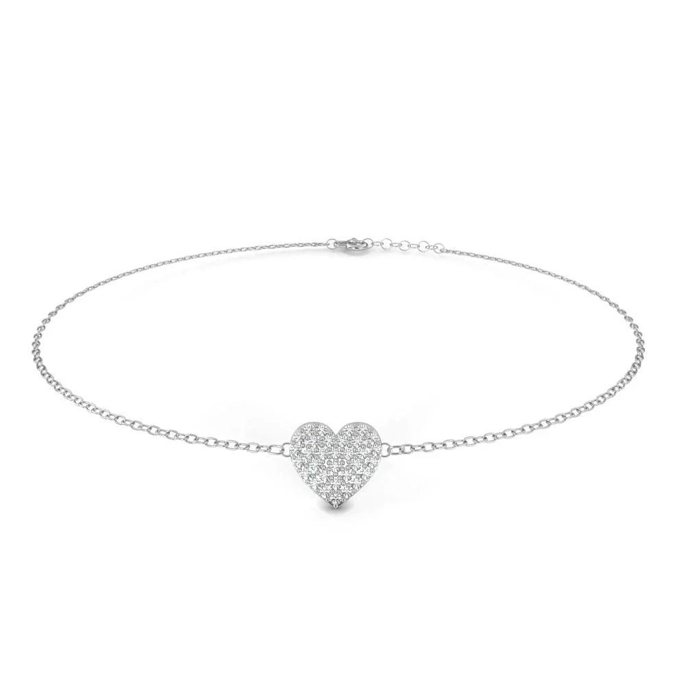 Heart Shape Love Moissanite Bracelet - Image 3