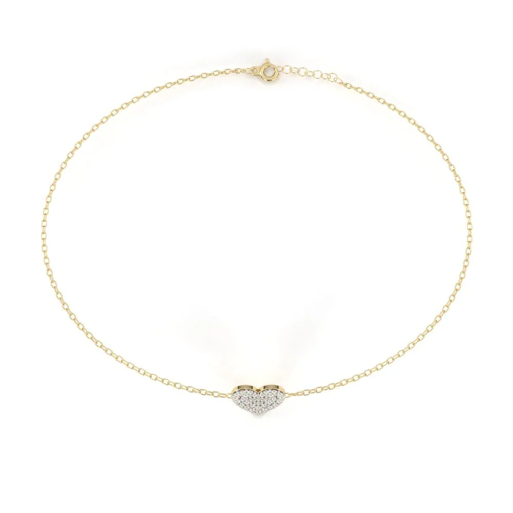 Heart Shape Love Moissanite Bracelet - Image 5