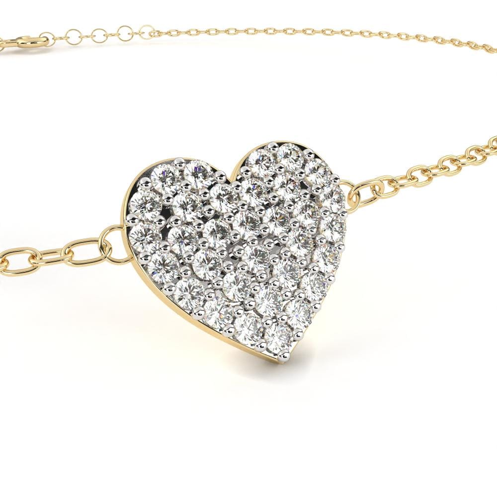 Heart Shape Love Moissanite Bracelet - Image 6