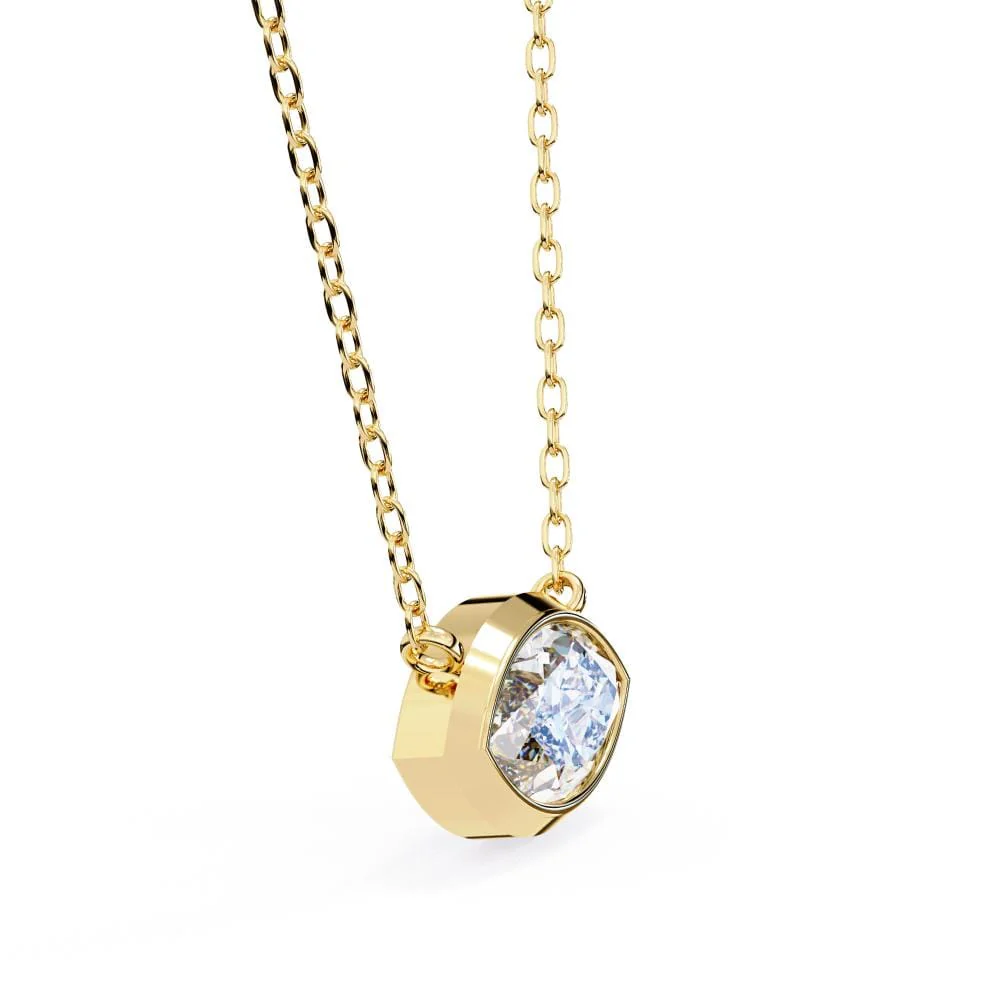 Marquise Bezel Set Pendant with Chain - Image 6