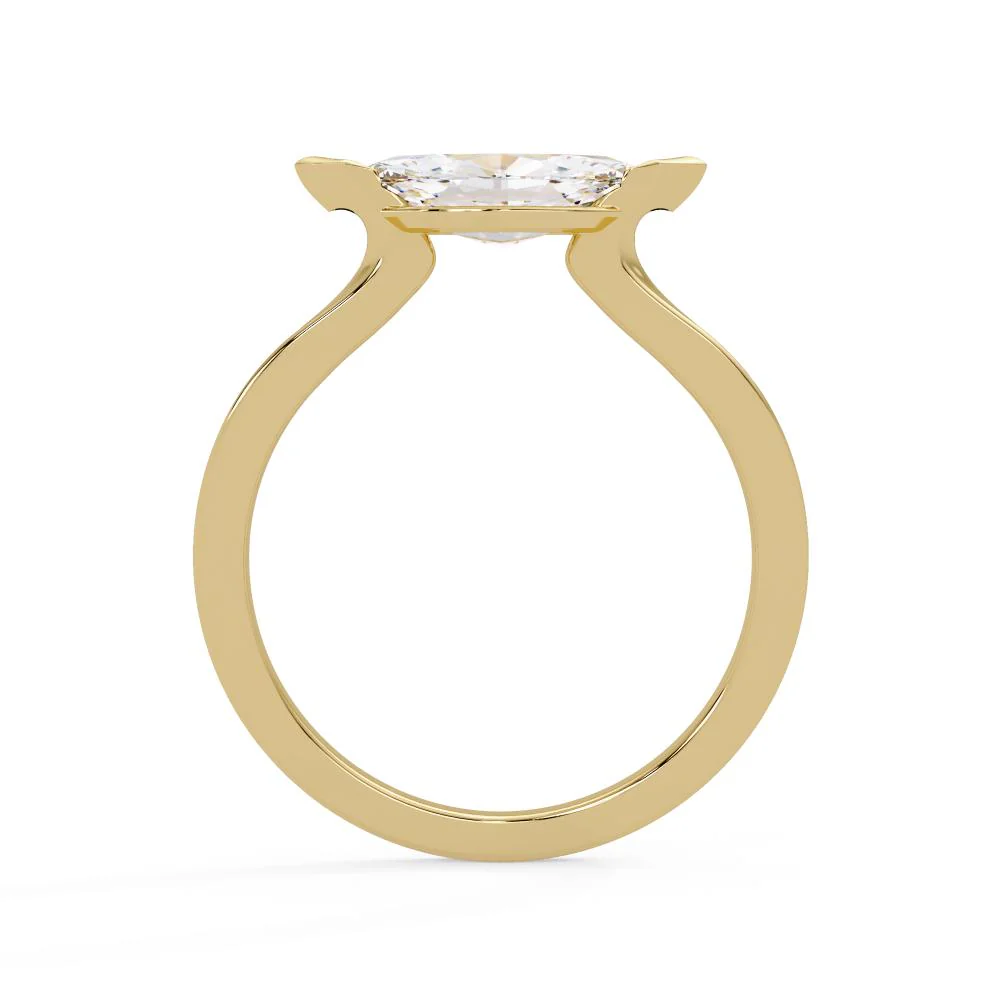 Marquise East West Engagement Ring - Image 6