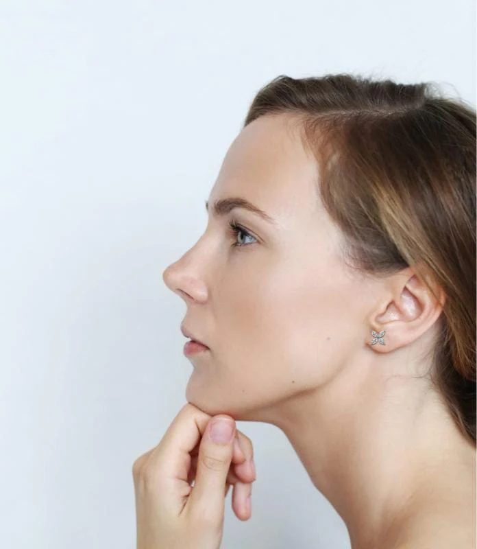 Marquise Four Stone Earrings - Image 4