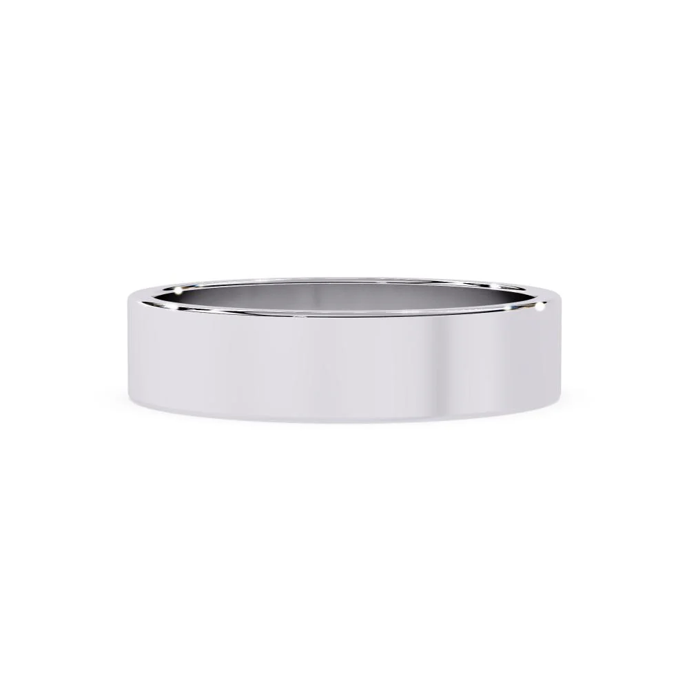 Minimalist wedding band - Image 3