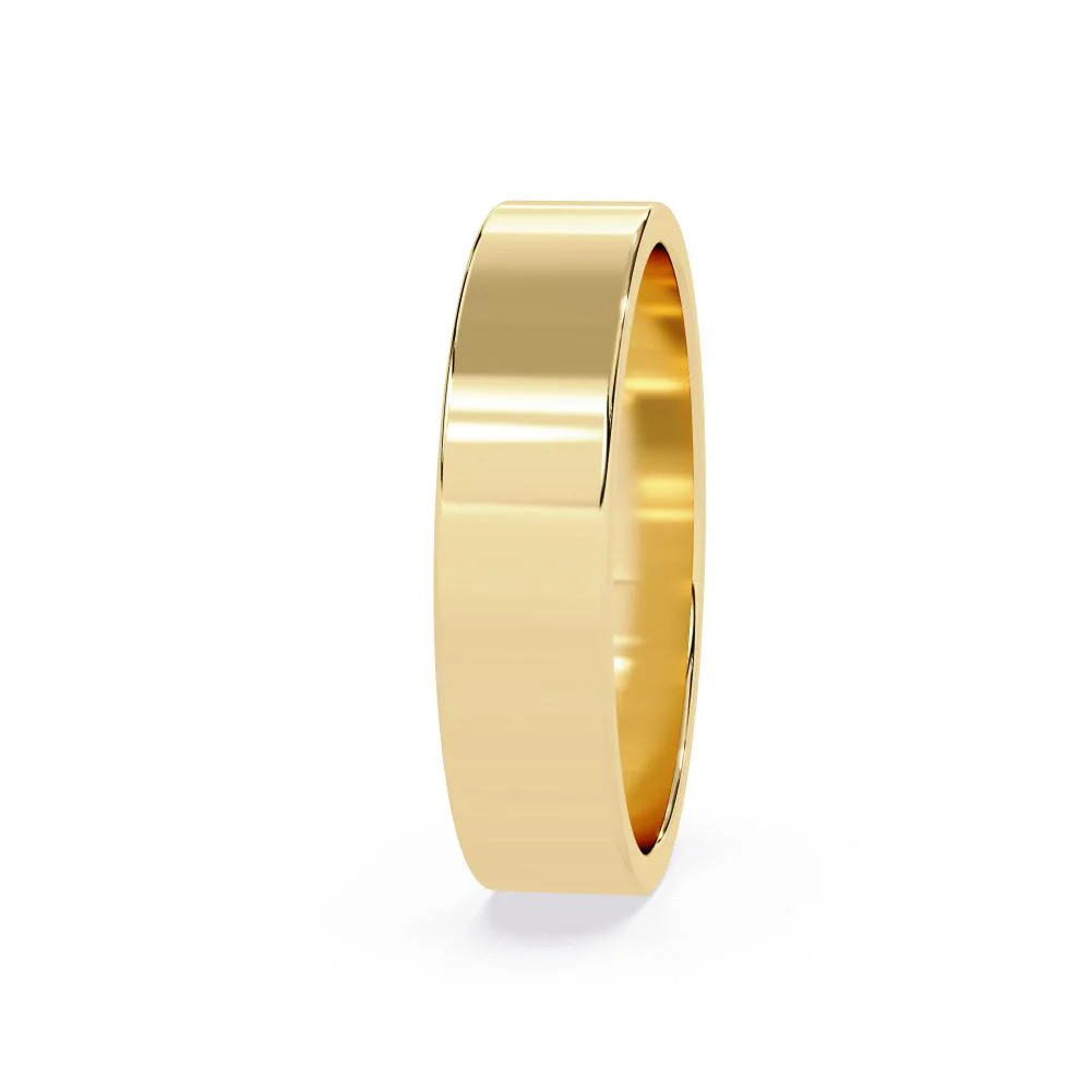 Minimalist wedding band - Image 5