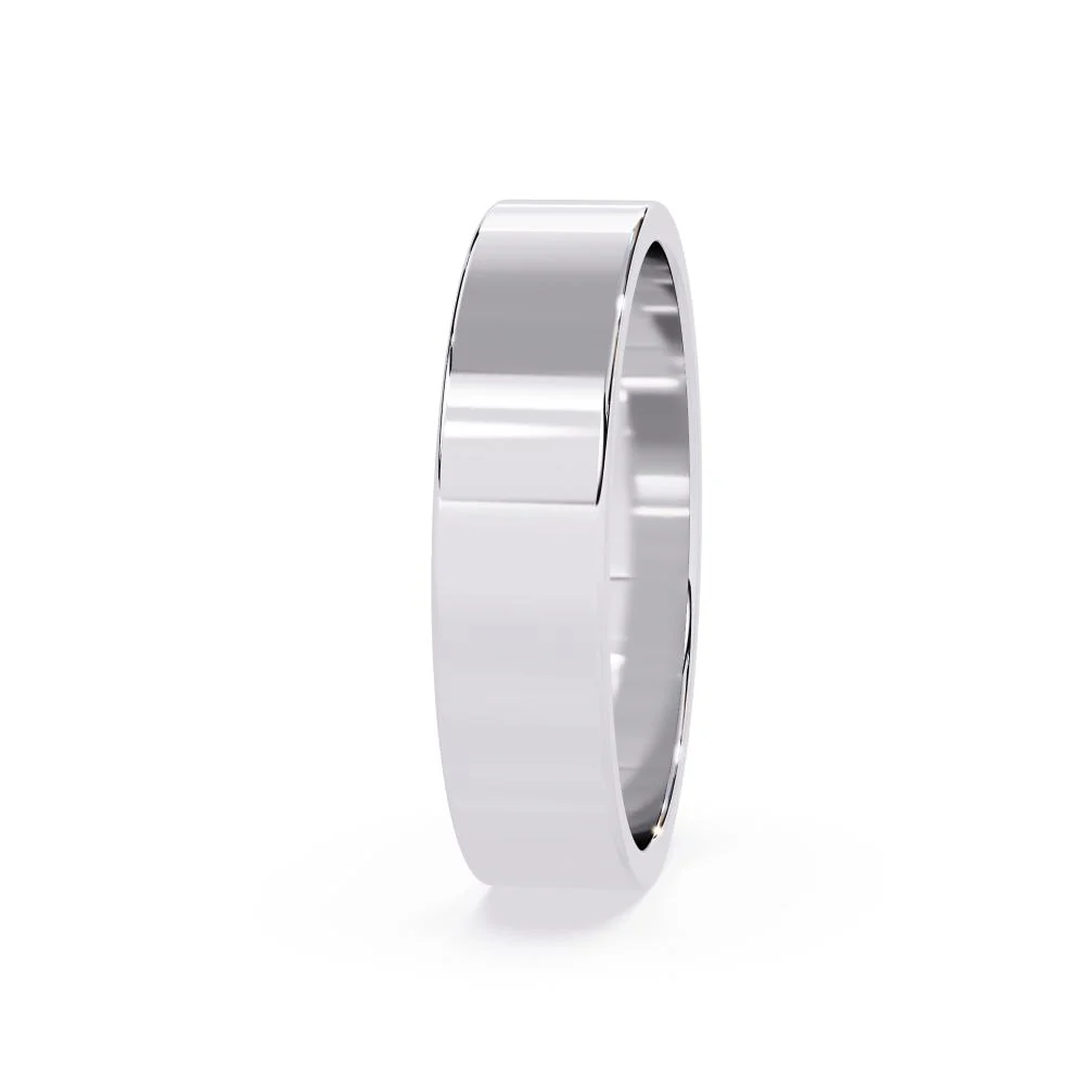 Minimalist wedding band - Image 8