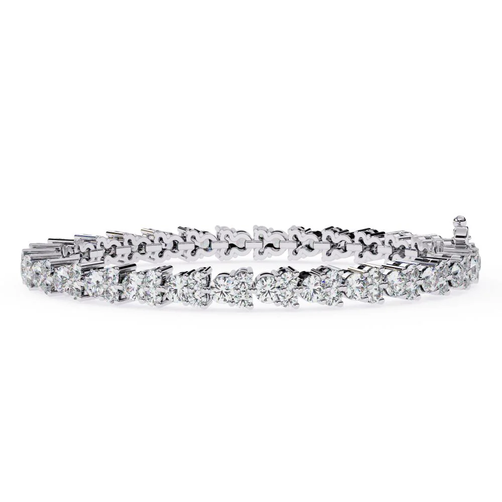 Miracle Set Moissanite Diamond Bracelet - Image 3