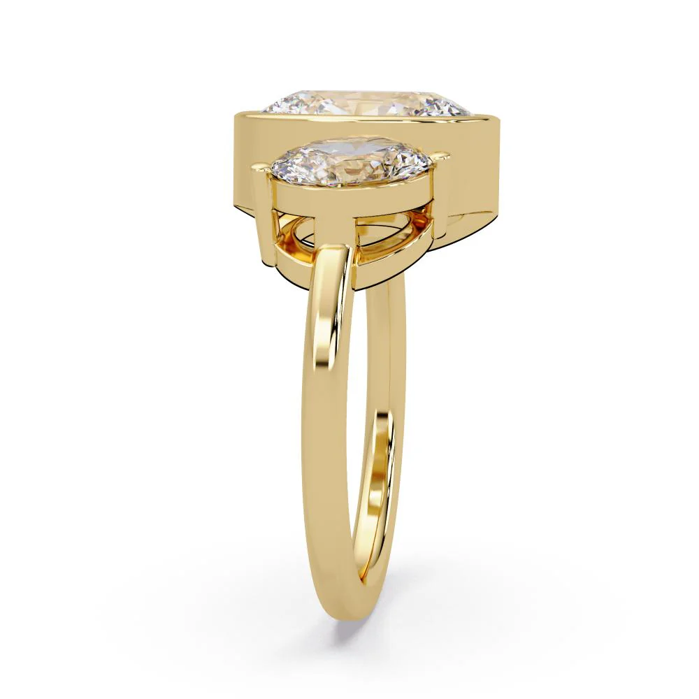 Oval Toi Et Moi Engagement Ring - Image 7