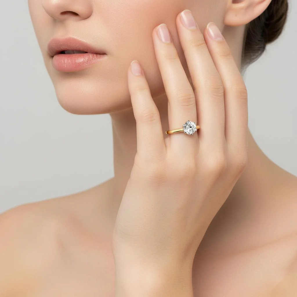 Peekaboo Diamond Ring - Image 4