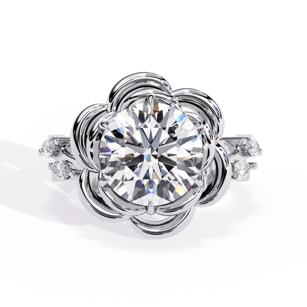 Peony Engagement Ring - Image 3