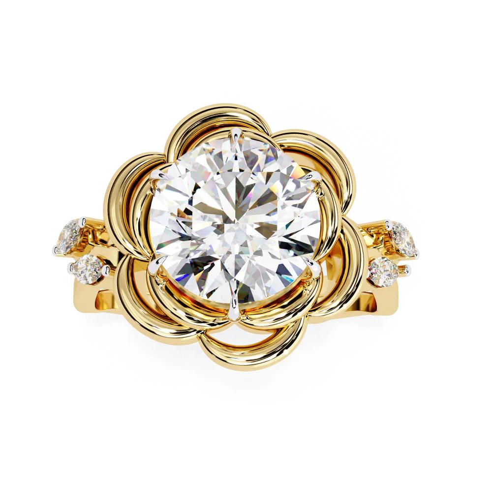 Peony Engagement Ring - Image 5