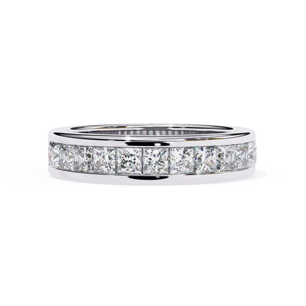 Princess Channel Set Wedding Band - Image 3