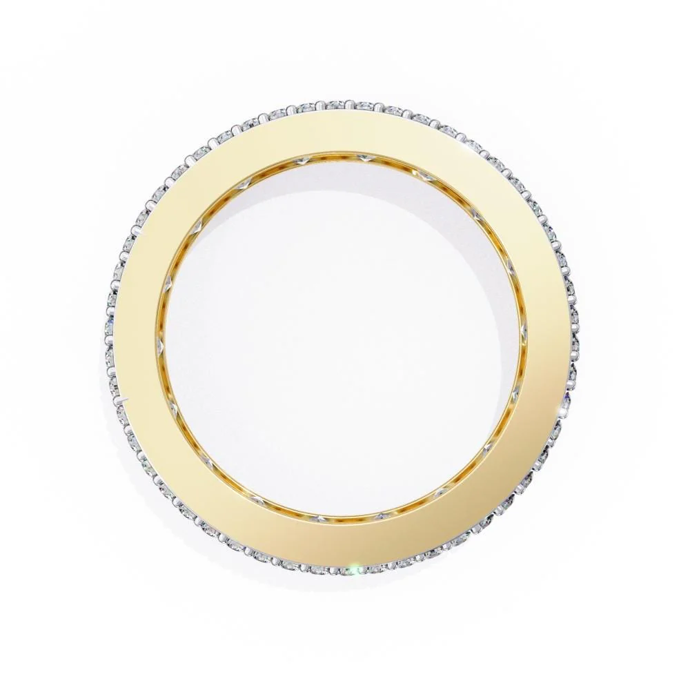 Princess Full Eternity Wedding Band - Image 7