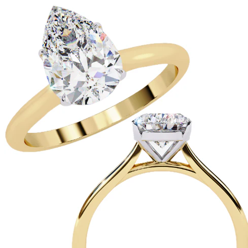 Raindrop Diamond Ring - Image 8
