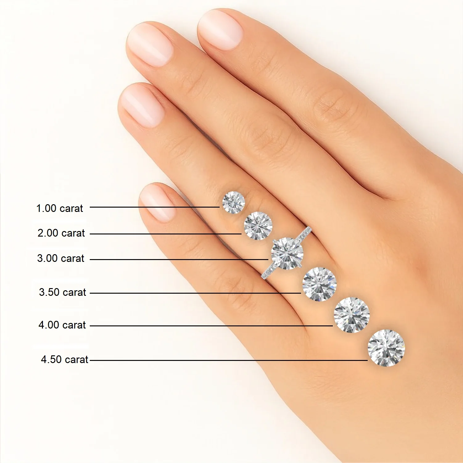 Round Halo with Pave Band Engagement ring - Image 10