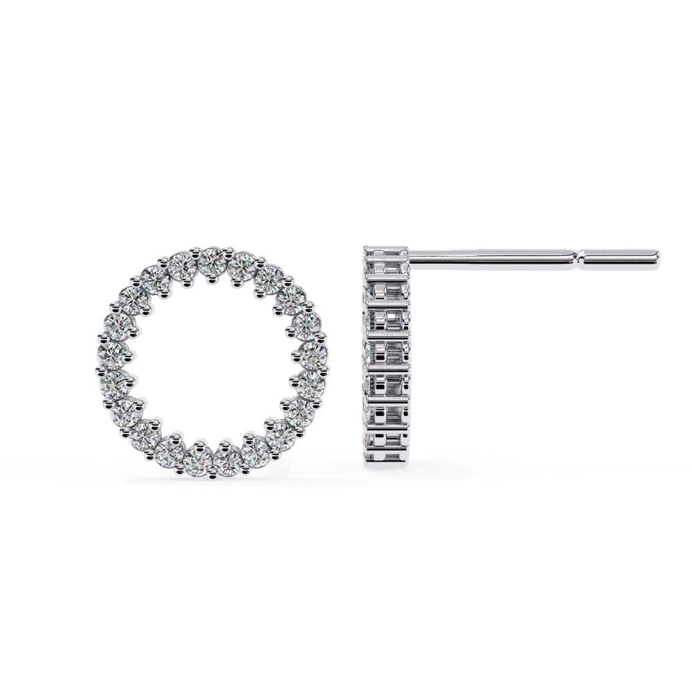 Round Circle Style Earrings - Image 3