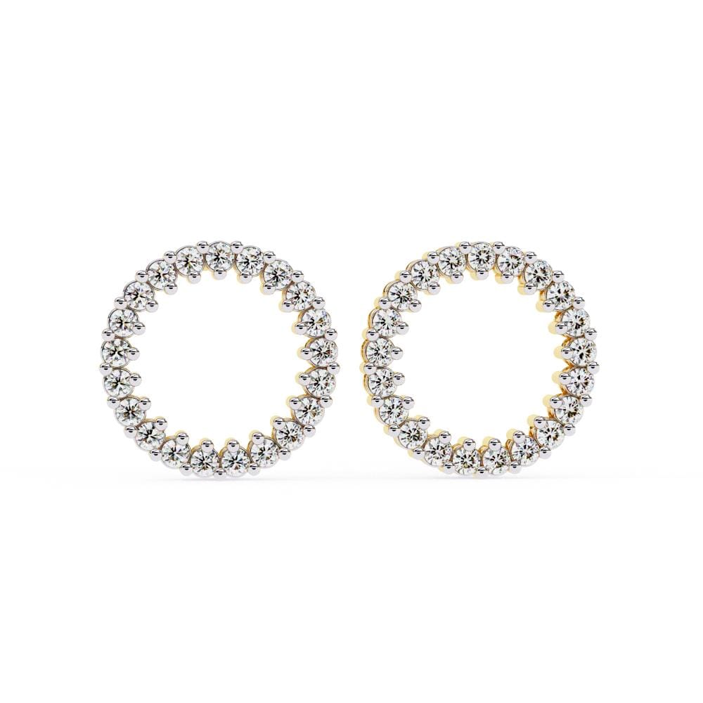 Round Circle Style Earrings - Image 5