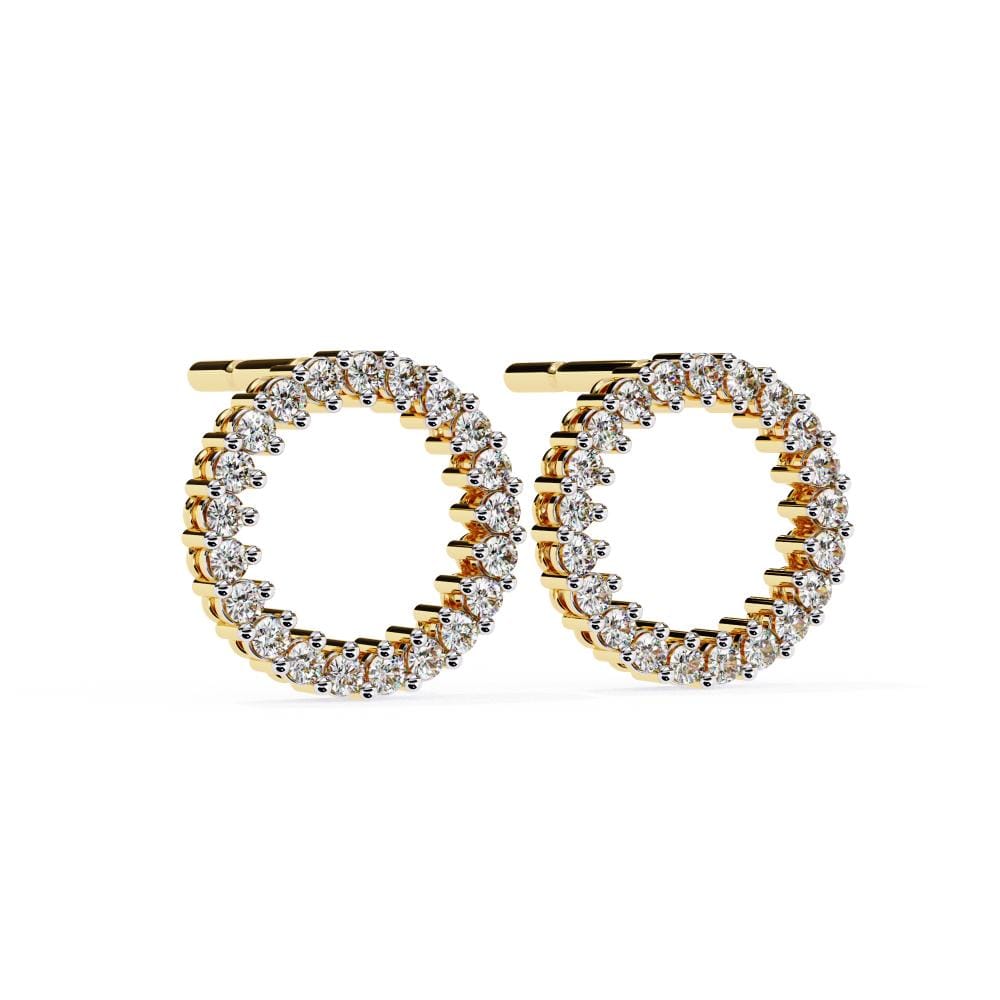 Round Circle Style Earrings - Image 6