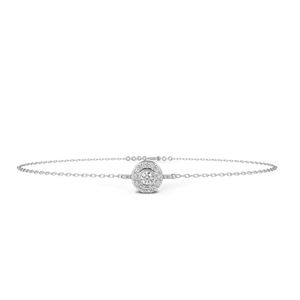 Round Moissanite Diamond Loose Bracelet - Image 3