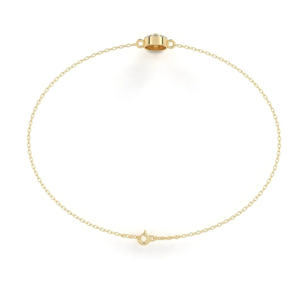 Round Moissanite Diamond Loose Bracelet - Image 4