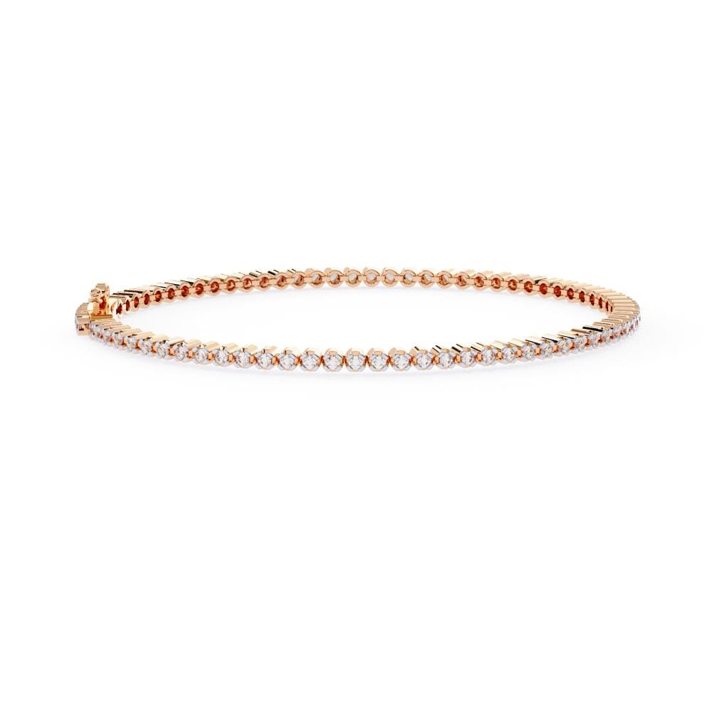 Round Enchanted Brilliance Moissanite Bracelet - Image 2