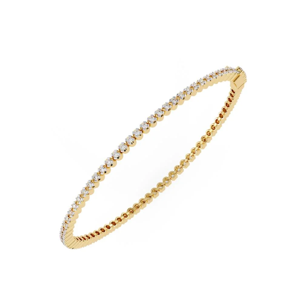 Round Enchanted Brilliance Moissanite Bracelet - Image 5