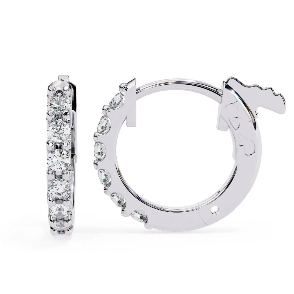 Round Hoops Earrings - Image 3
