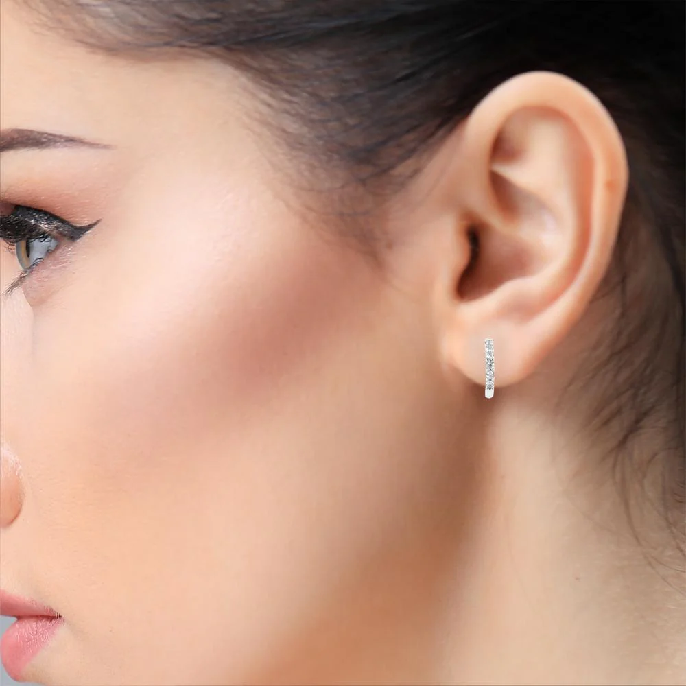 Round Hoops Earrings - Image 4