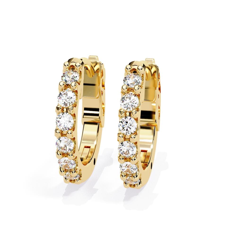 Round Hoops Earrings - Image 5