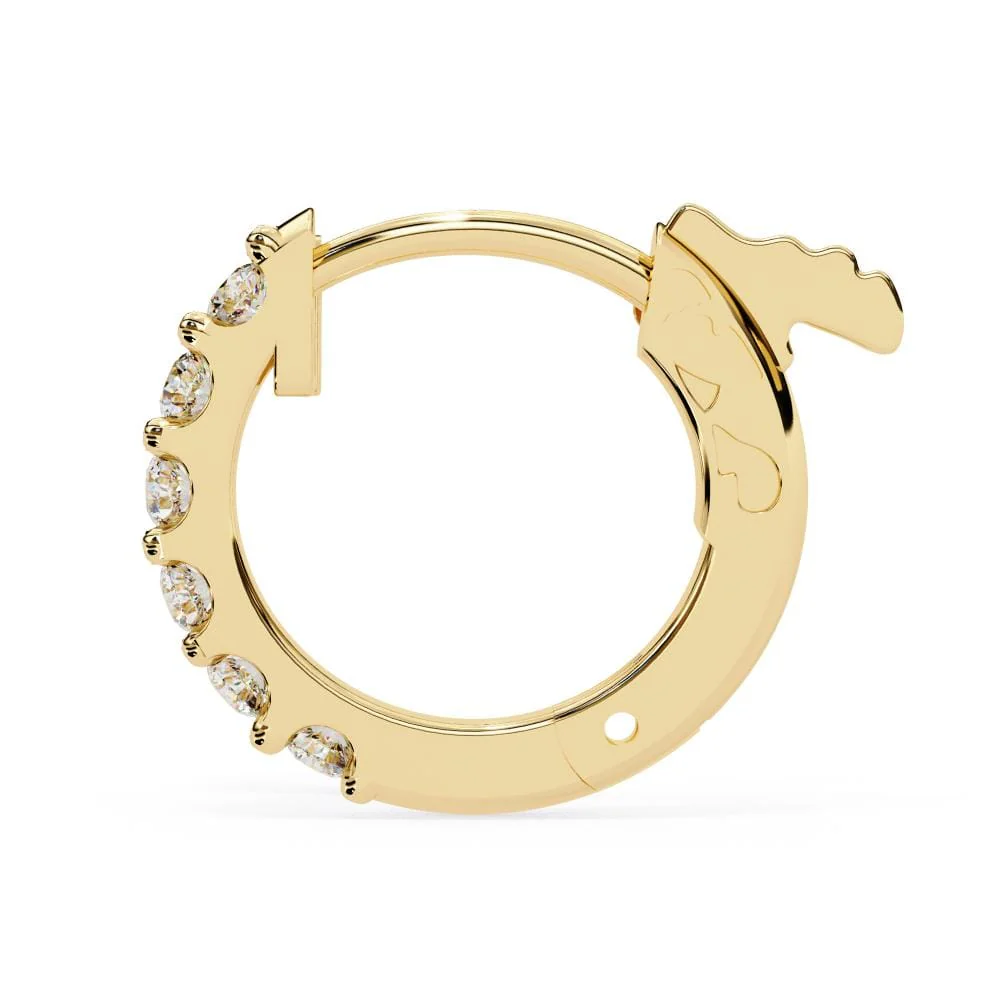 Round Hoops Earrings - Image 7