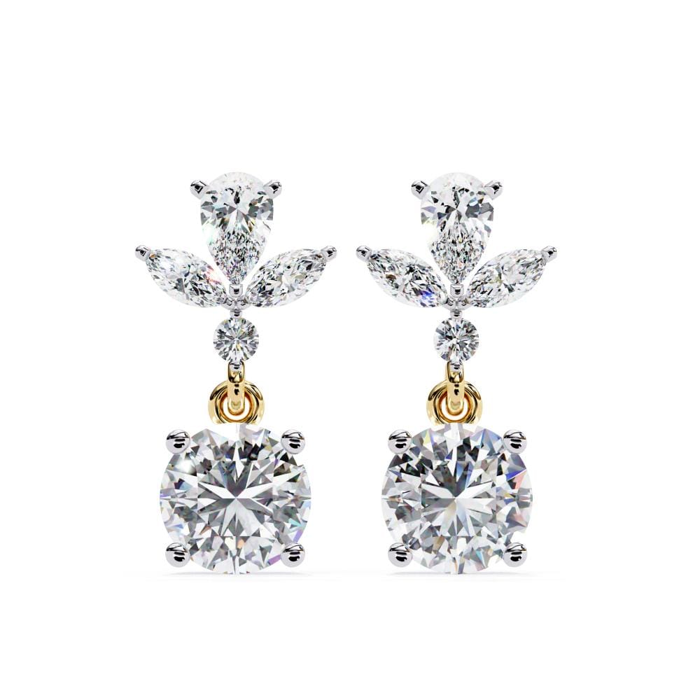 Round Pear Marquise Dangle & Drop Earrings - Image 5