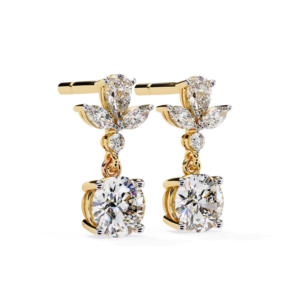 Round Pear Marquise Dangle & Drop Earrings - Image 6