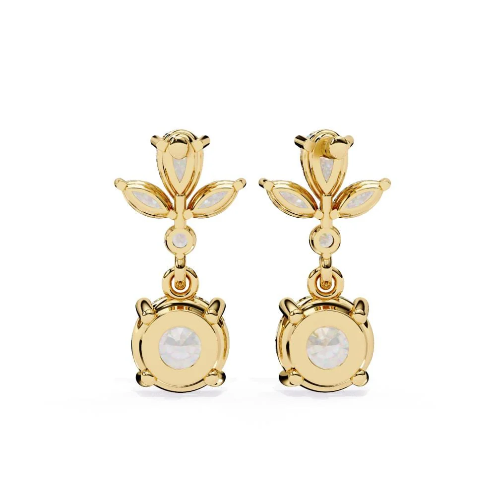Round Pear Marquise Dangle & Drop Earrings - Image 7