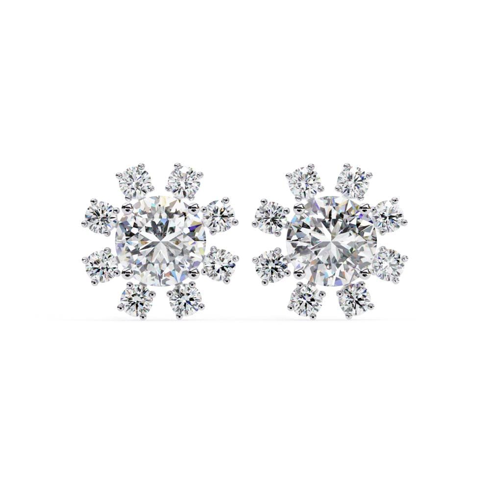 Round Stud Earrings - Image 5