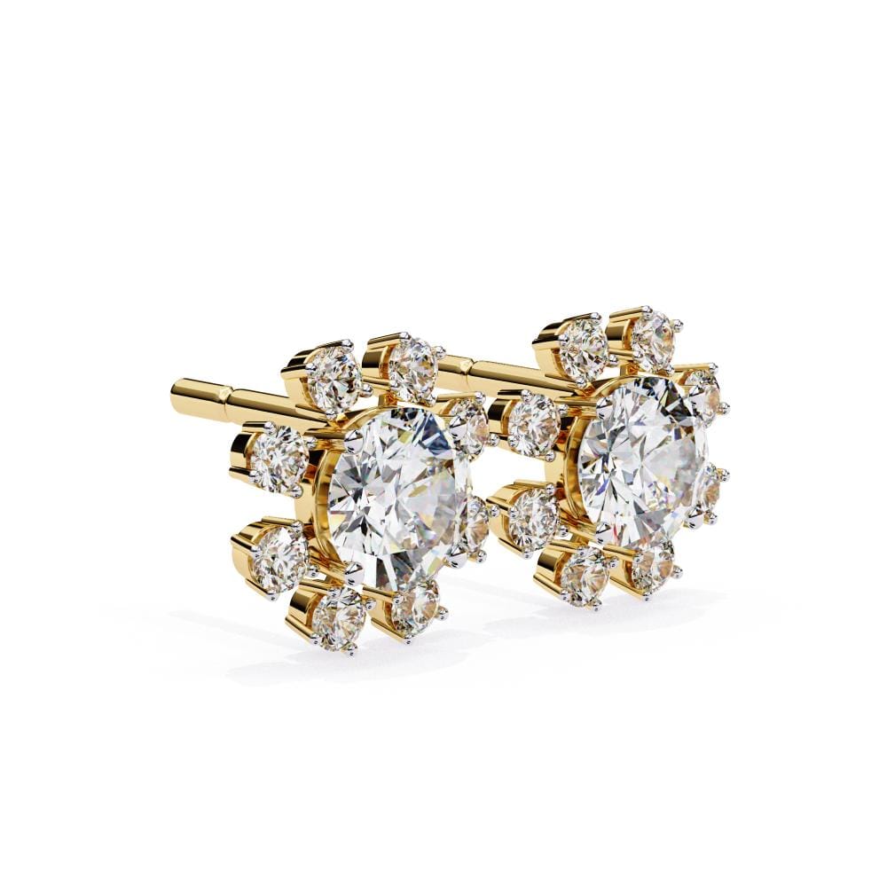Round Stud Earrings - Image 6