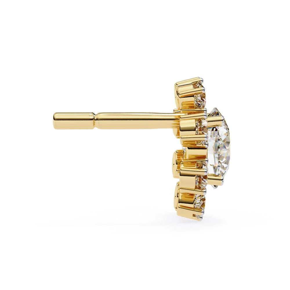 Round Stud Earrings - Image 8