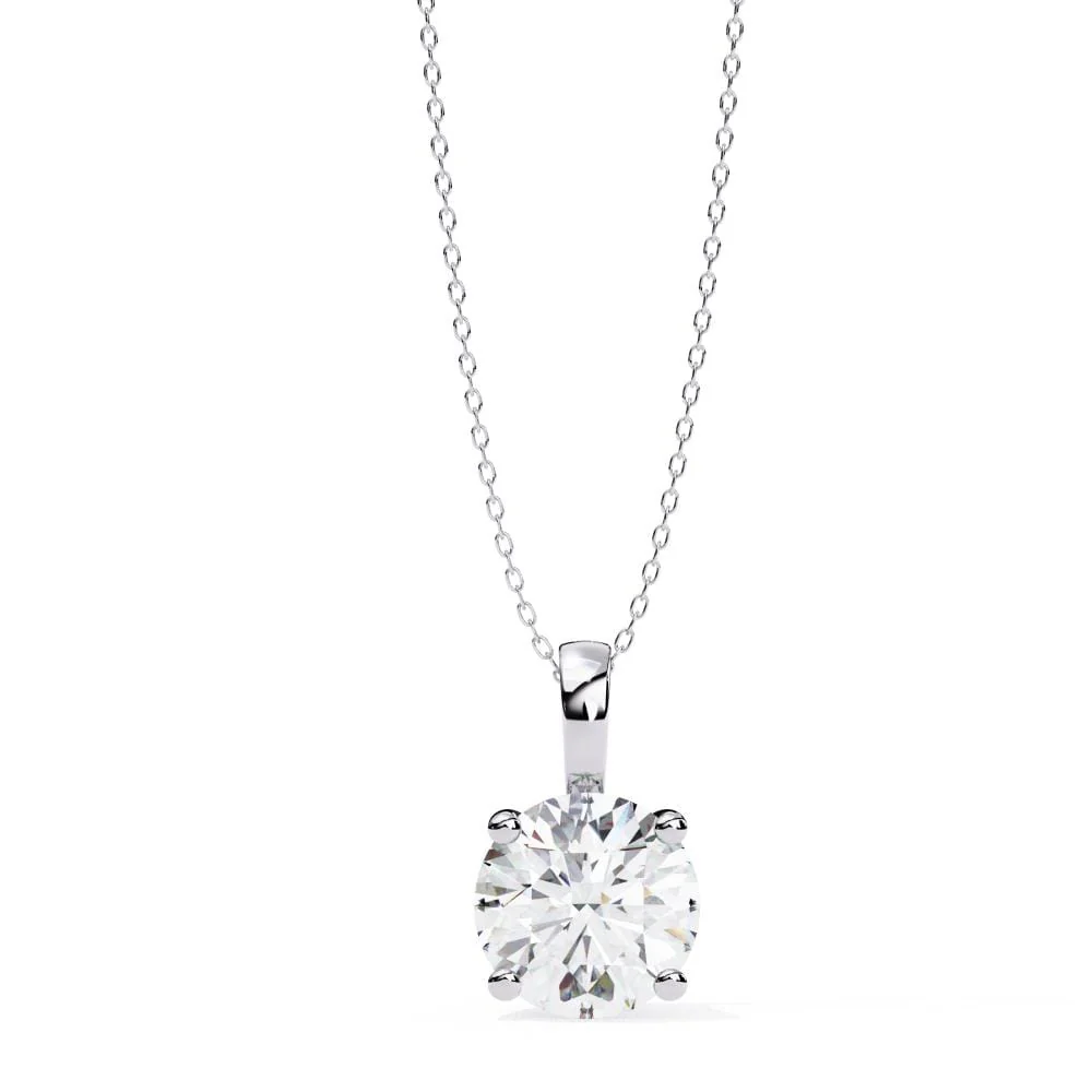 Round Vintage Style Pendant with Chain - Image 2