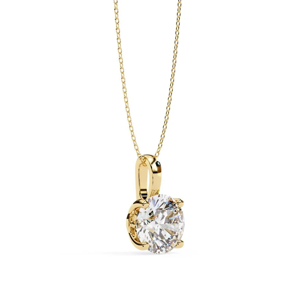 Round Vintage Style Pendant with Chain - Image 5